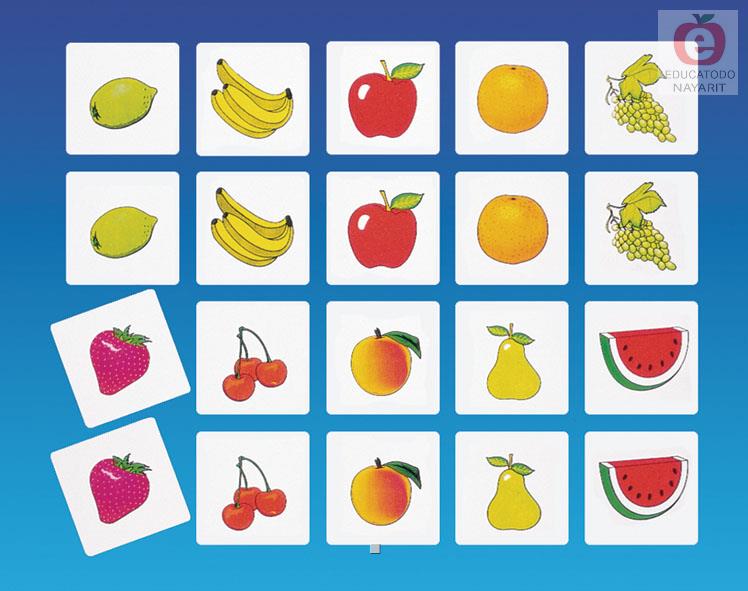 MEMOPARES DE FRUTAS