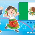 CENEFA DECORATIVA BANDERAS Y TRAJES TIPICOS