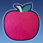 ROMPECABEZAS SILUETA MANZANA