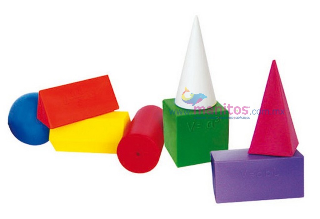 H CUERPO GEOMETRICO SOPLADO CON ESTUCHE 8 PZAS.