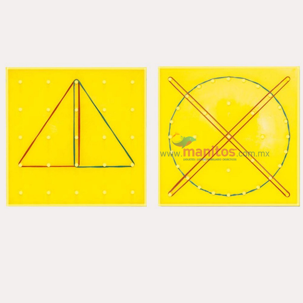 H GEOPLANO DOBLE CARA 25 PIN Y LIGAS