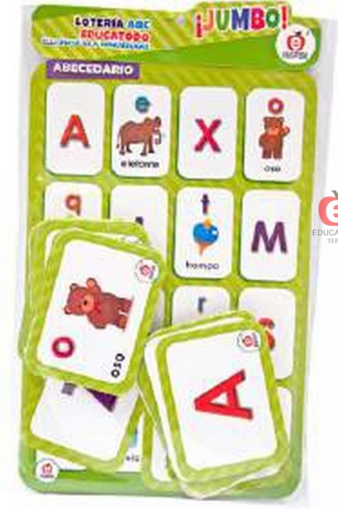 1 LOTERIA ABC JUMBO MAYUSCULAS Y MINUSCULAS