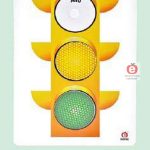 SEÑAL ESCOLAR SEMAFORO 29 X 20 CM APROX. CAL.30