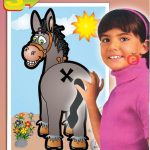 PONLE LA COLA AL BURRO 60 X 40 CM