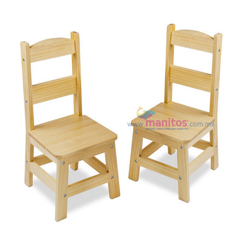 Wooden Chair Pair