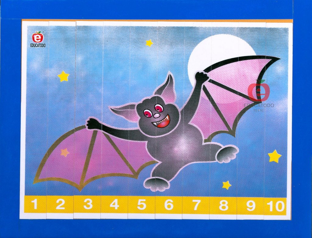 ROMPECABEZAS LINEAL MURCIELAGO