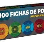 100 FICHAS FRENGIE PROFESIONALES, CAJA CARTÓN