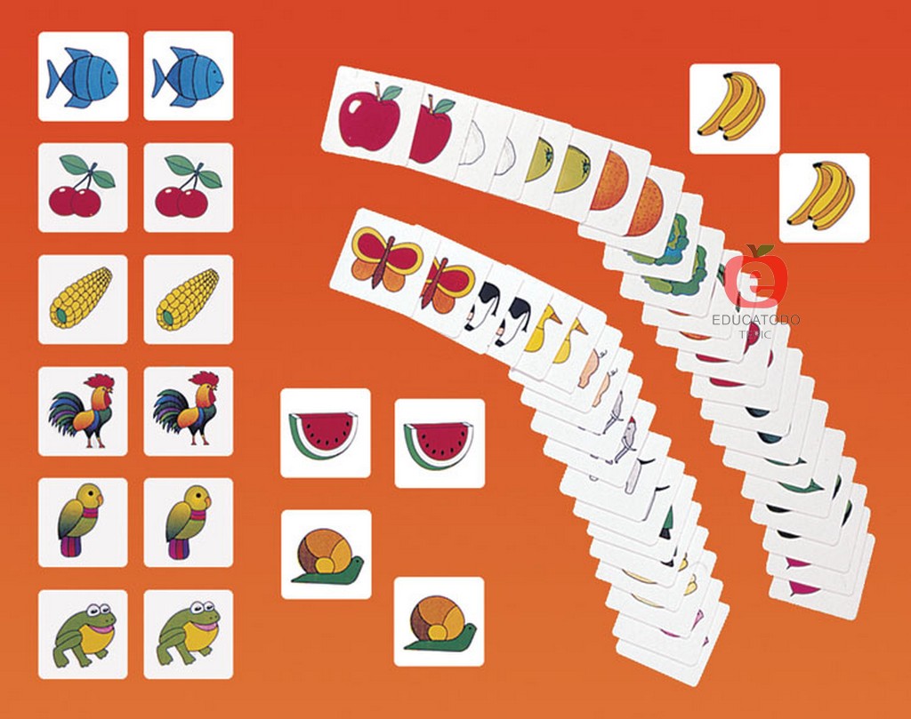 MEMOPARES FRUTAS VERDURAS Y ANIMALES