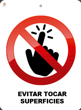 EVITAR TOCAR SUPERFICIES