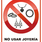 NO USAR JOYERIA