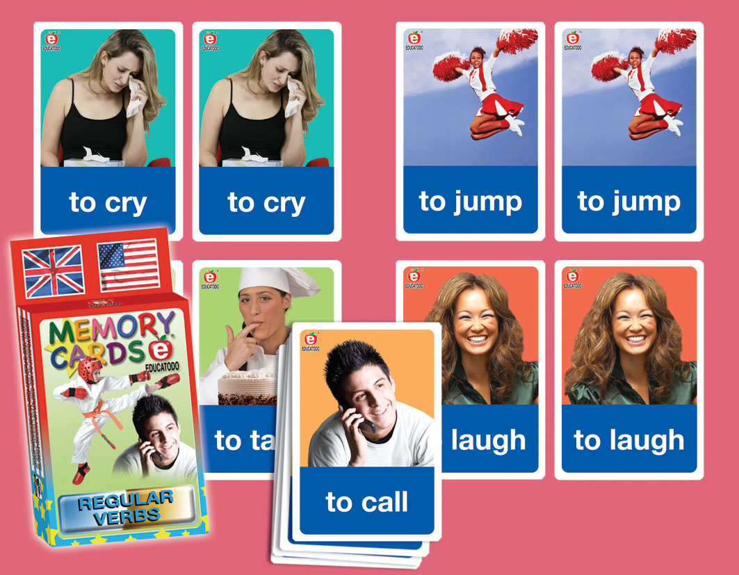 MEMORY CARDS REGULAR VERBS