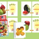 MEMORY CARDS FRUITS