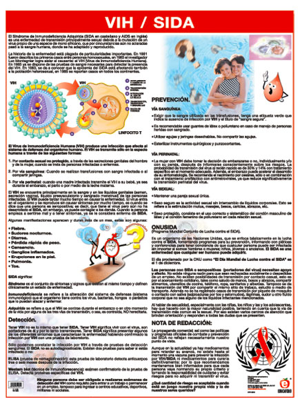 POSTER VIH / SIDA