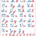 POSTER LETRA CURSIVA