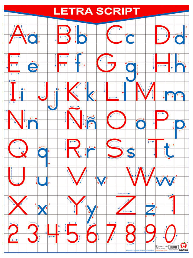POSTER LETRA SCRIPT