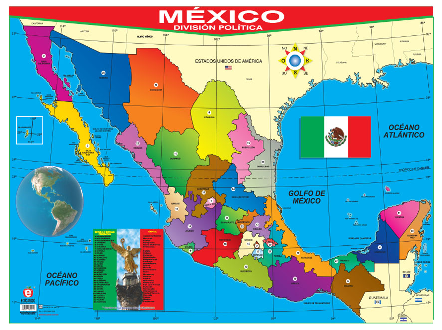 POSTER MEXICO D.P. (BANDERA)
