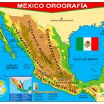 POSTER MEXICO OROGRAFIA