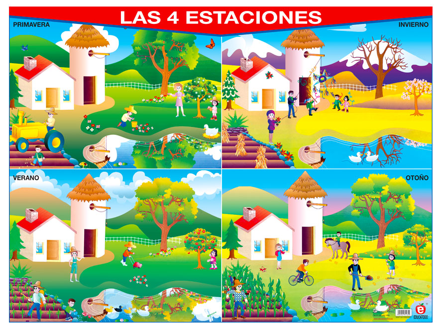 POSTER LAS 4 ESTACIONES