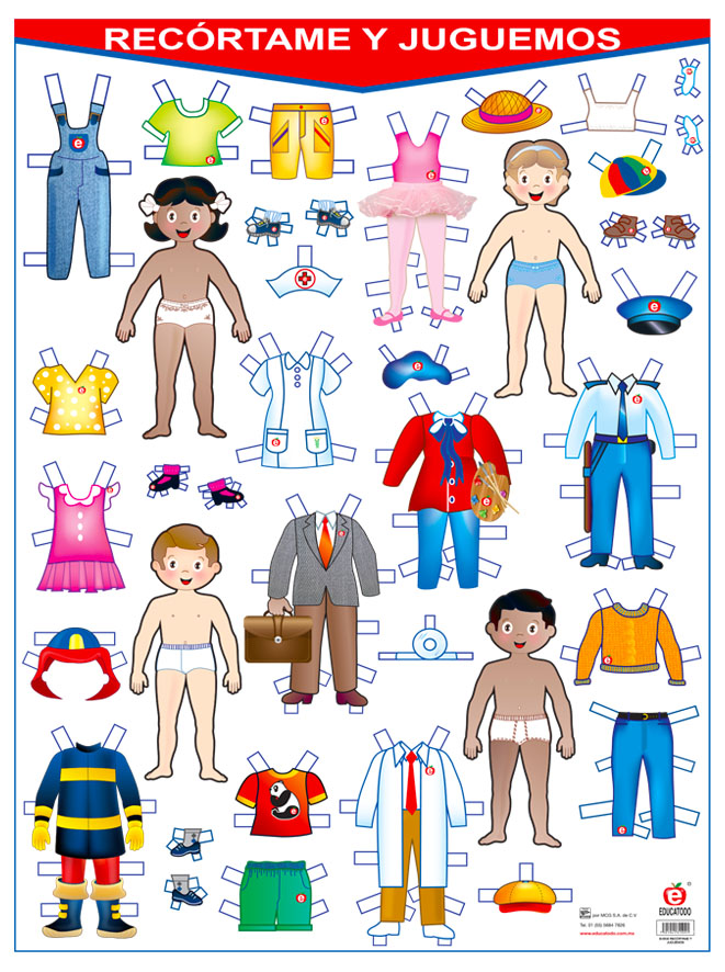 POSTER RECORTAME Y JUGUEMOS