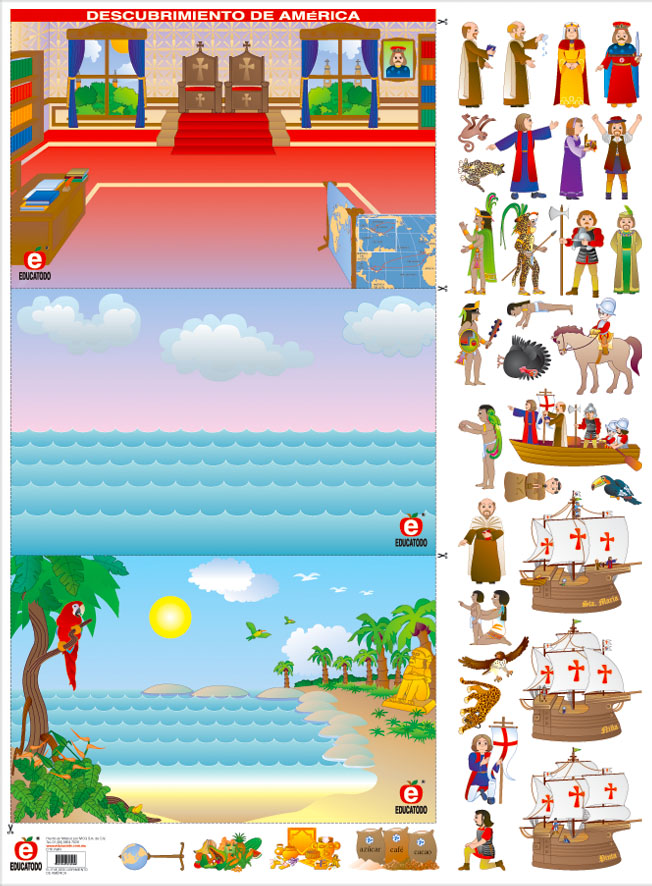 POSTER DESCUBRIMIENTO DE AMERICA