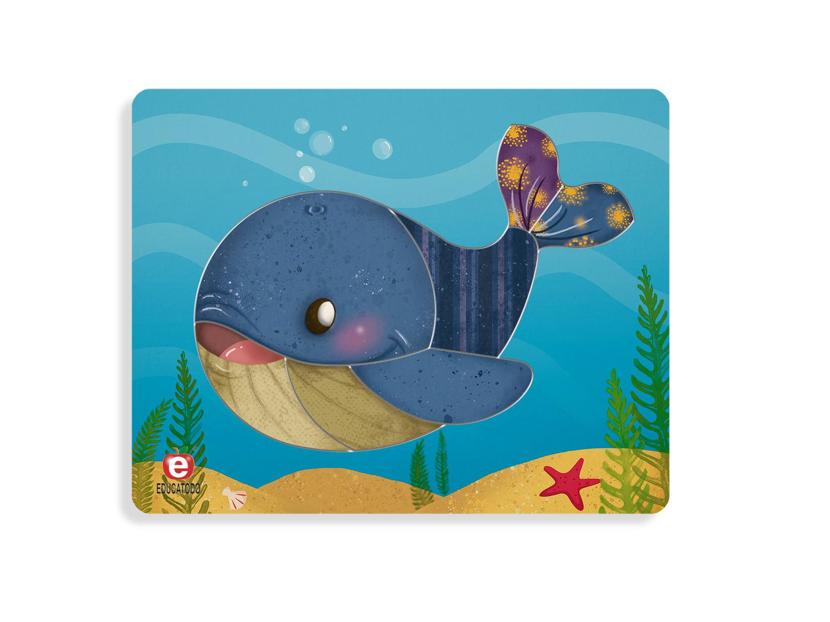 ROMPECABEZAS LA BALLENA 21.5 X 17 CM