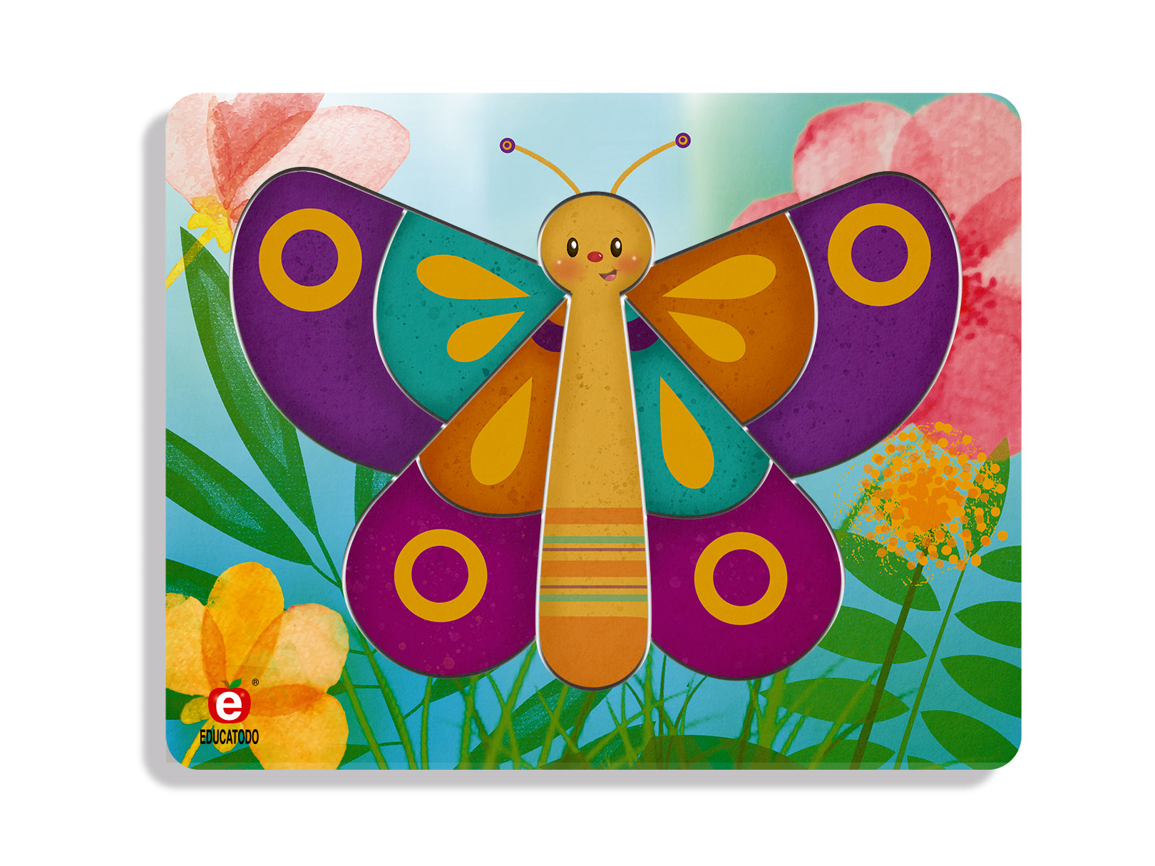 ROMPECABEZAS LA MARIPOSA 21.5 X 17 CM