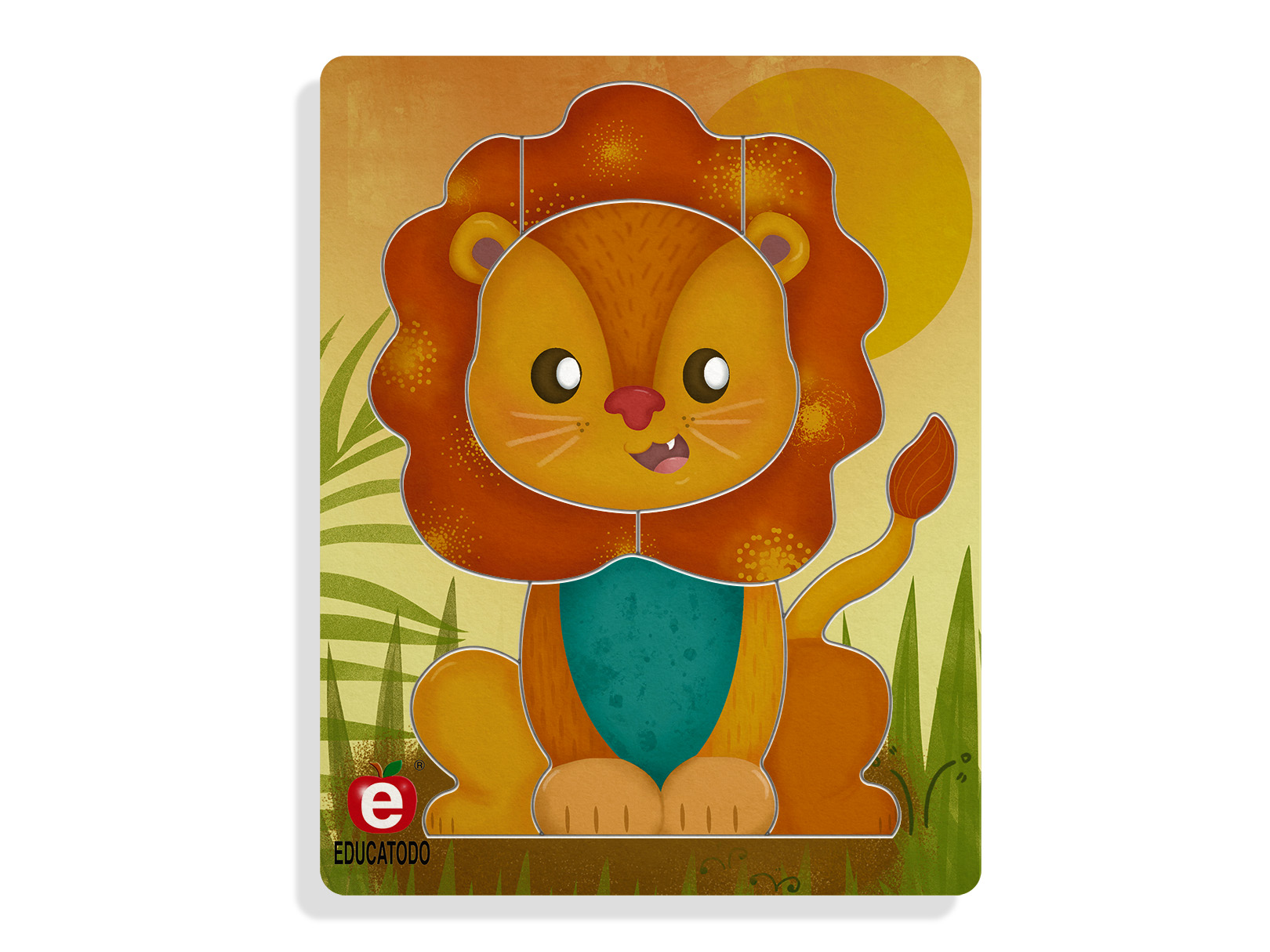 ROMPECABEZAS EL LEON S/M 21.5 X 17 CM