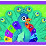 ROMPECABEZAS EL PAVO REAL C/M GDE. 28 X 21 CM