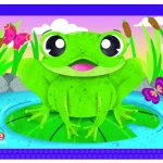 ROMPECABEZAS LA RANA C/M GDE. 28 X 21 CM