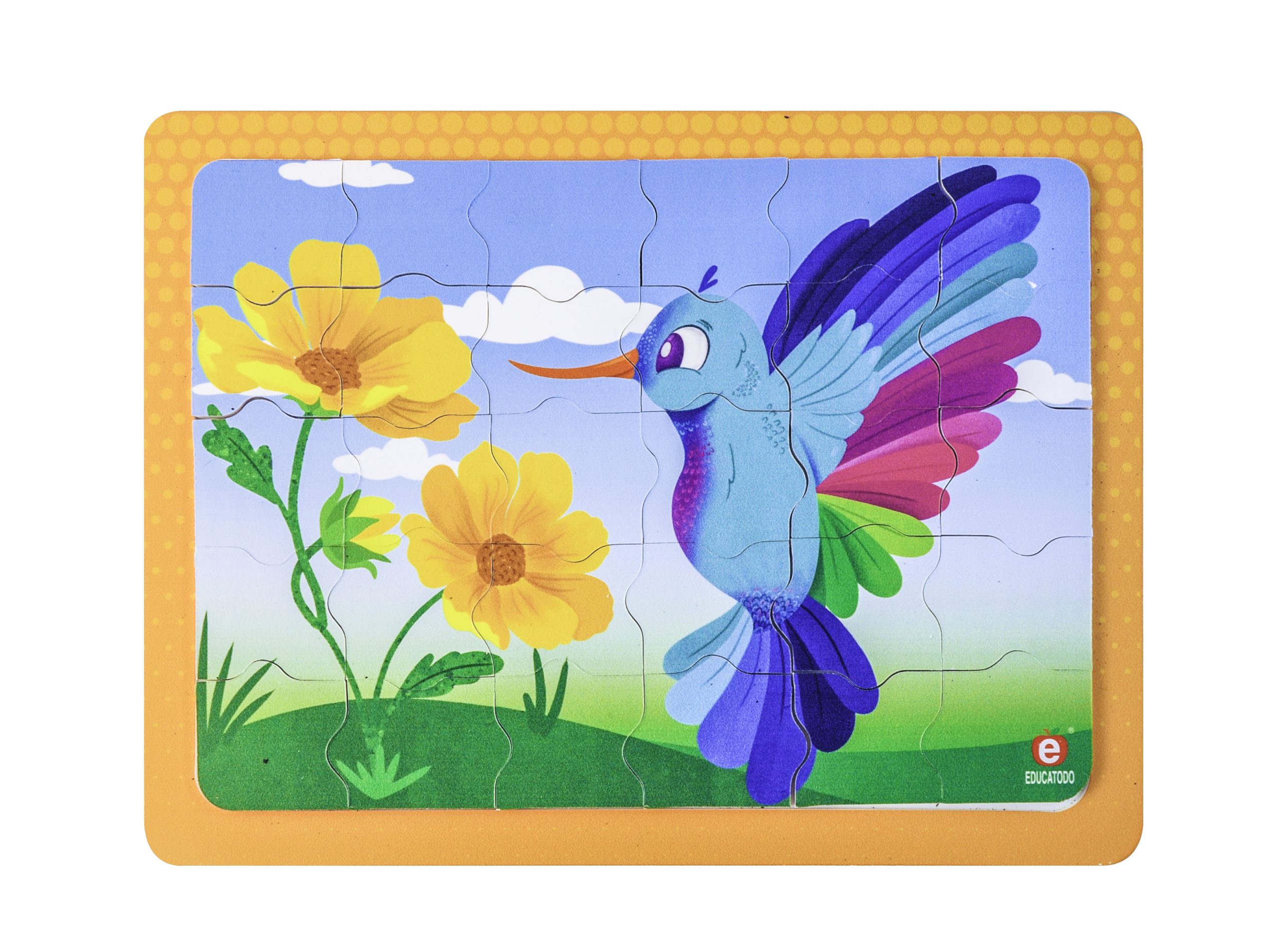 ROMPECABEZAS EL COLIBRI C/M GDE. 28 X 21 CM