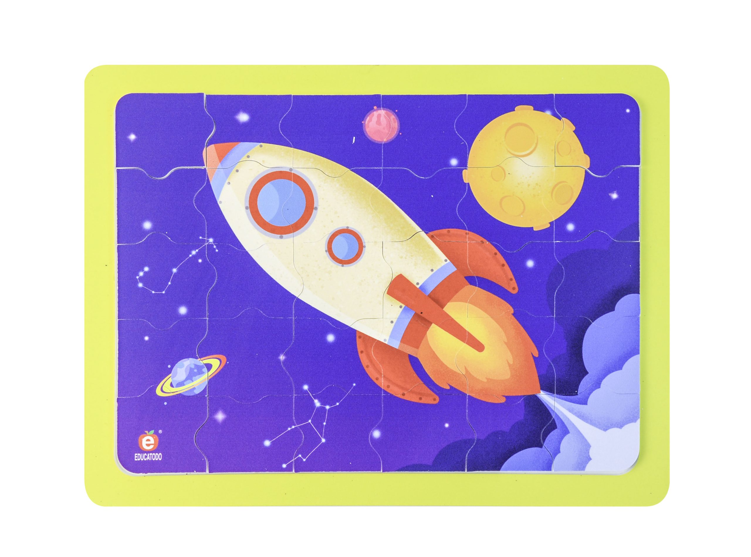 ROMPECABEZAS EL COHETE ESPACIAL C/M GDE. 28 X 21 CM