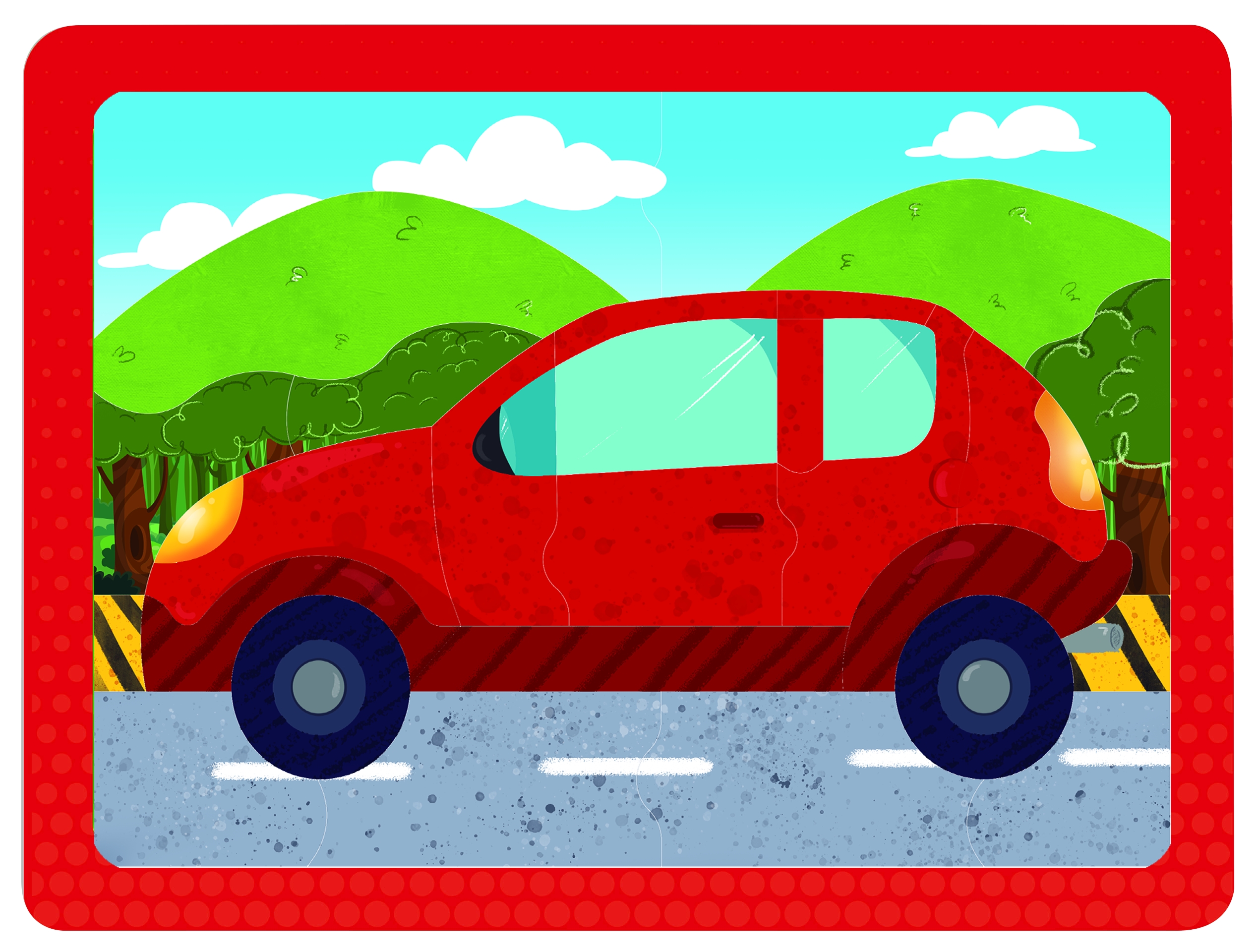 ROMPECABEZAS EL COCHE C/M GDE. 28 x 21 CM