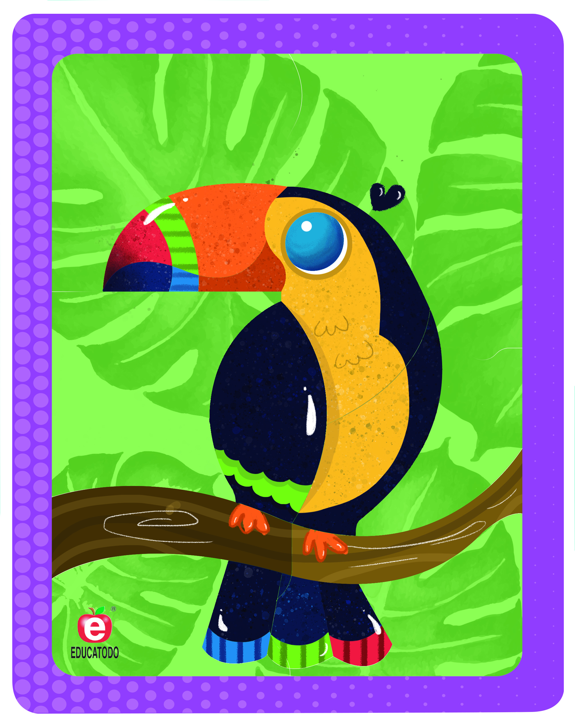 ROMPECABEZAS EL TUCAN C/M CH.21.5 X 17 CM
