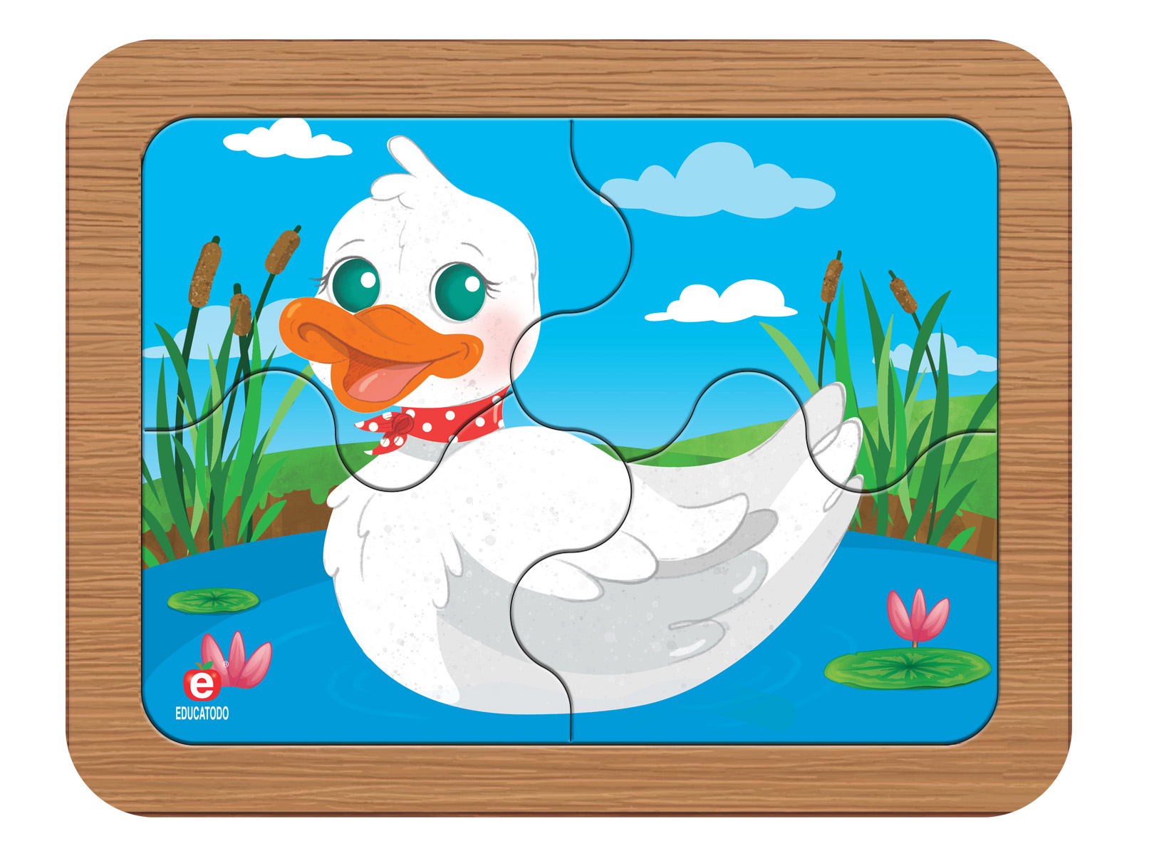 ROMPECABEZAS PATO CON CRIA