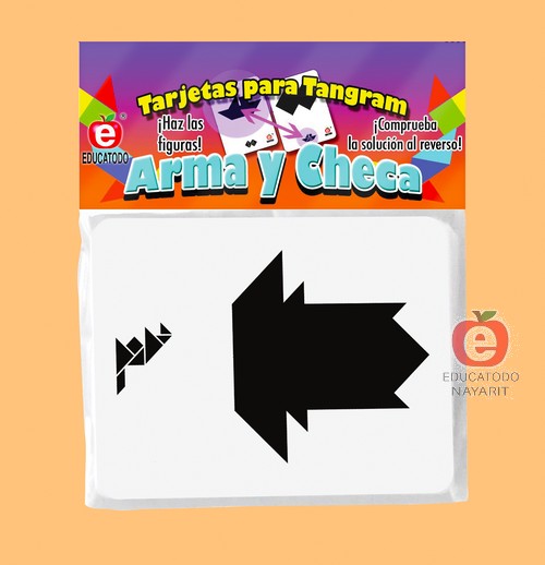 TARJETAS PARA TANGRAM (ARMA Y CHECA)