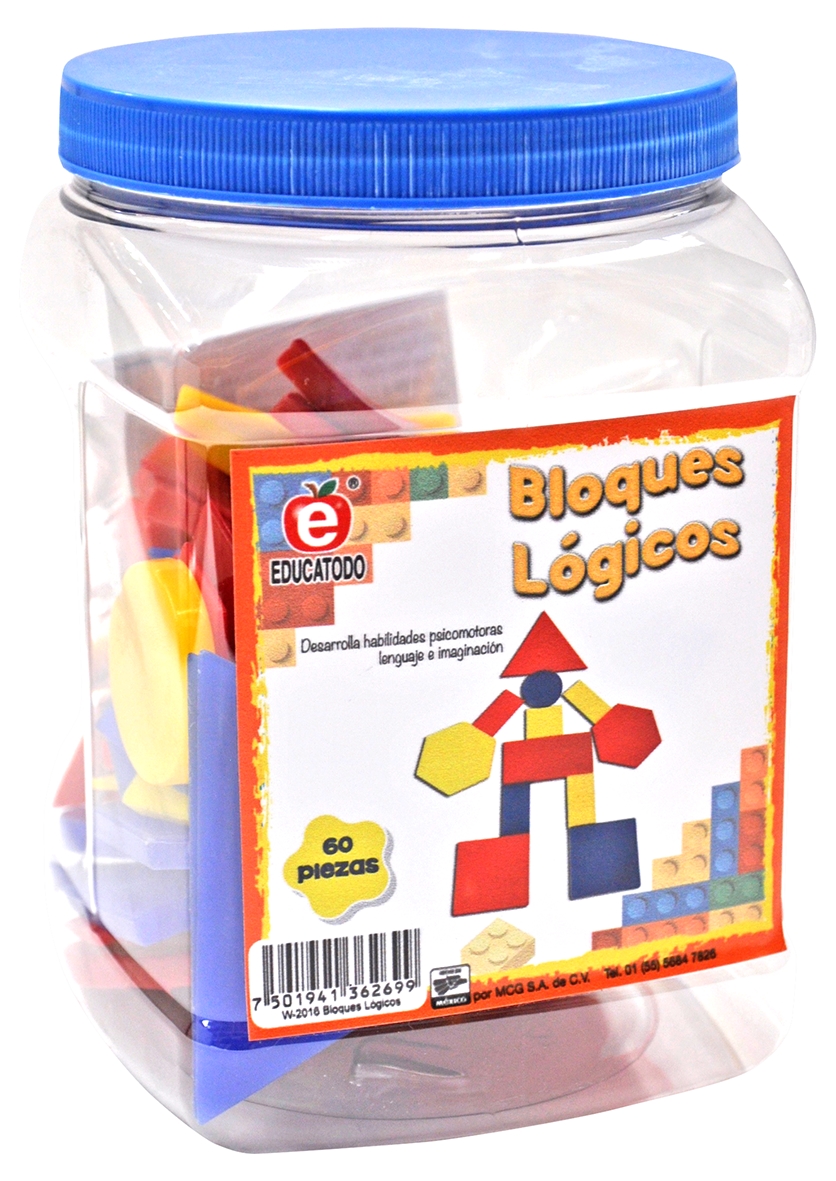 BLOQUES LOGICOS C/60 PZAS.