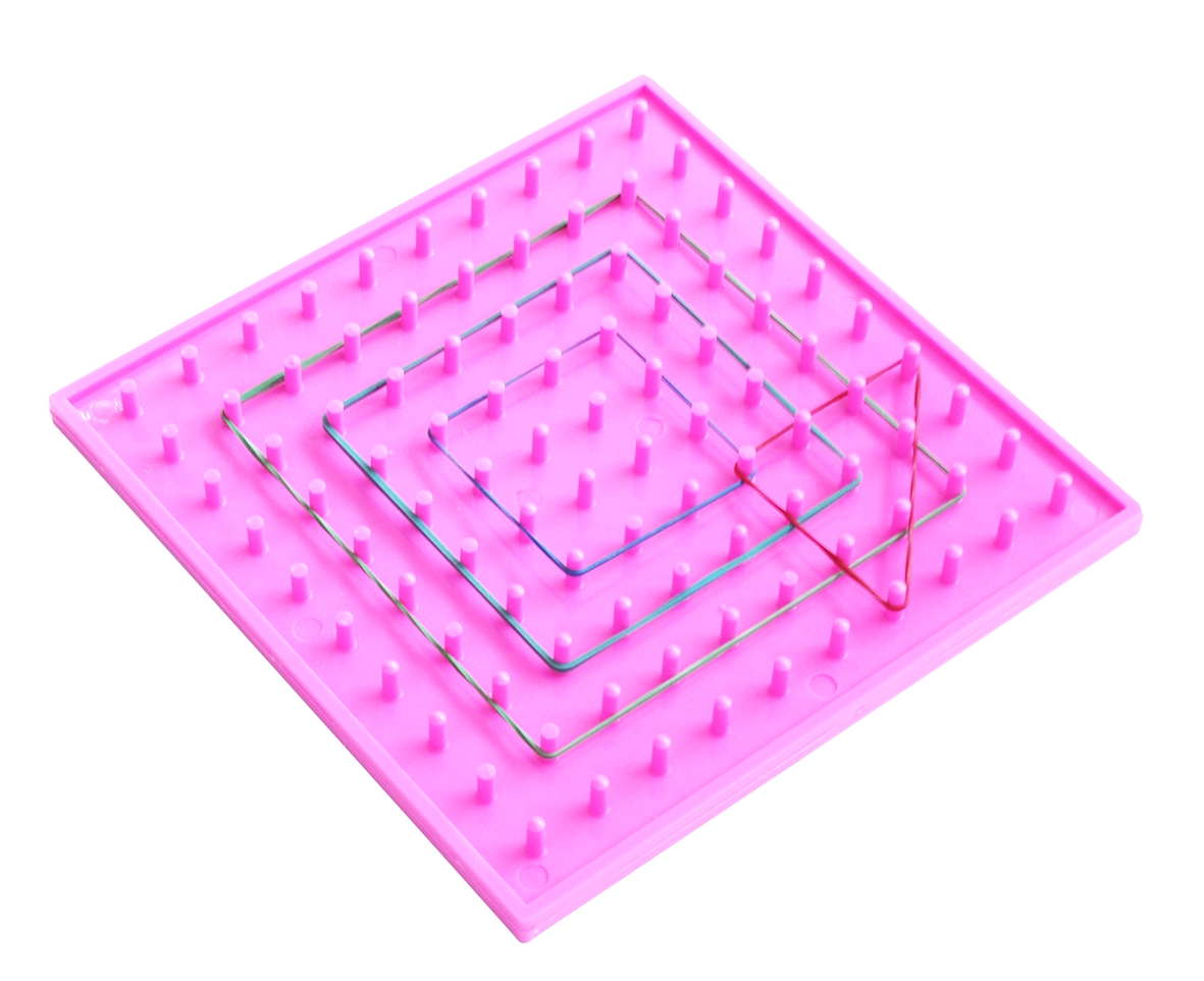 GEOPLANO CUADRADO DE 100 PINES