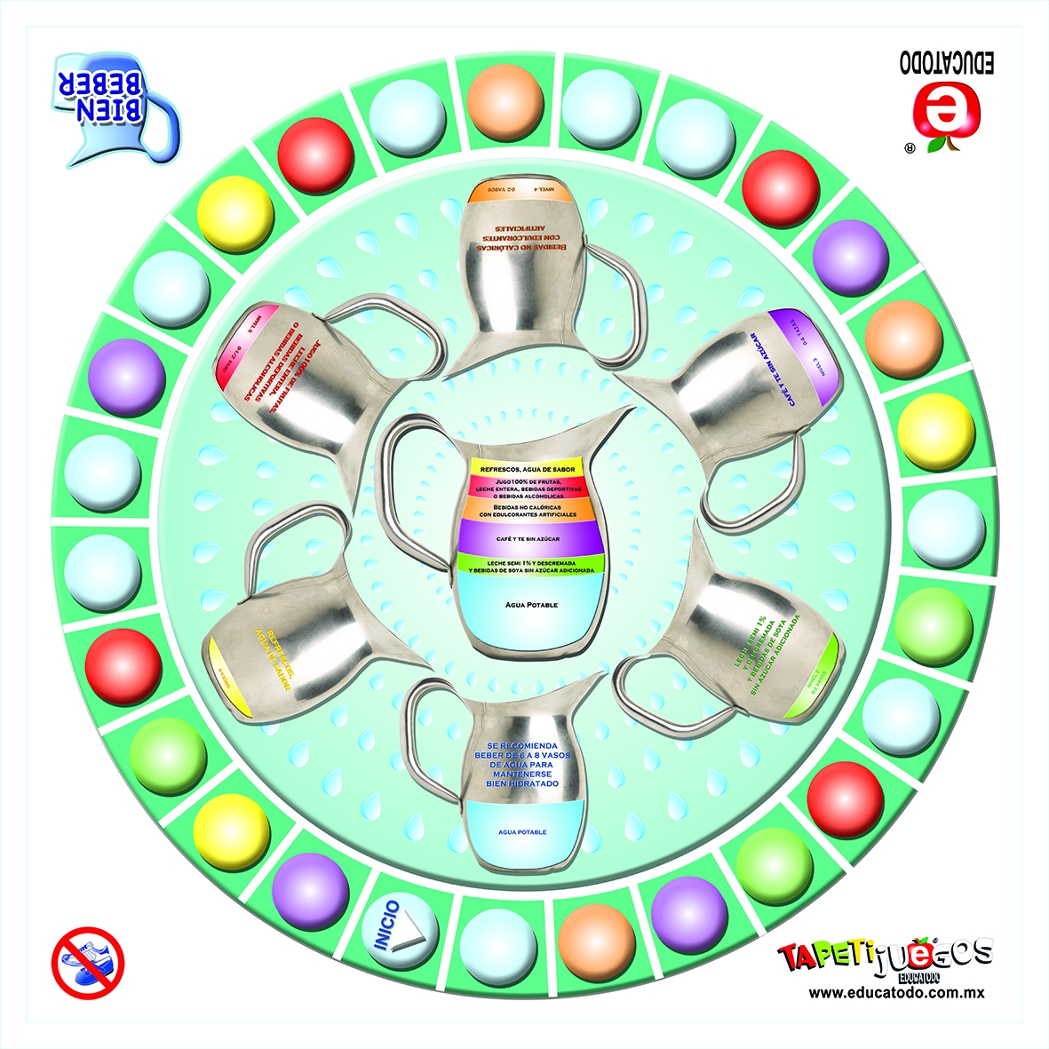 TAPETIJUEGO JARRA DEL BIEN BEBER 3 X 3 M