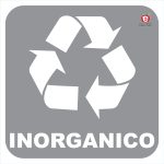 SEÑAL INDIVIDUAL INORGANICO 20 X 20 CM APROX. CAL.20