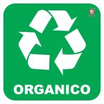 SEÑAL INDIVIDUAL ORGANICO 20 X 20 CM APROX. CAL.20