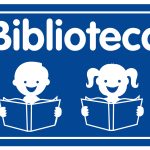 SEÑAL BIBLIOTECA 30 X 20 CM APROX. CAL.20