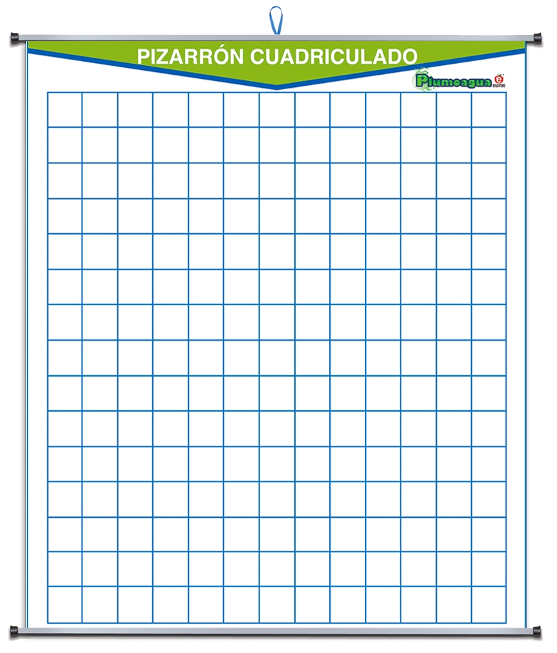 PLUMOAGUA PIZARRON CUADRICULADO