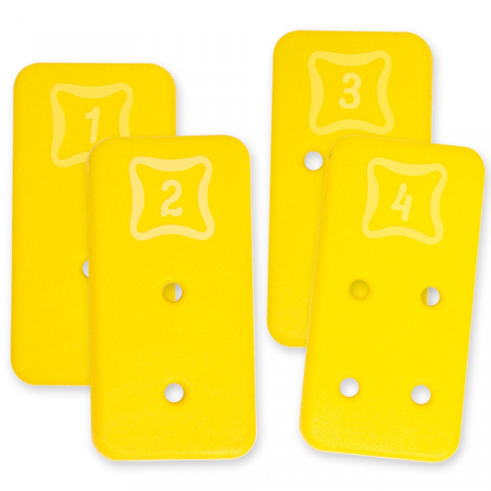 H PLANTILLAS NUMERICAS CON 10 PZAS.