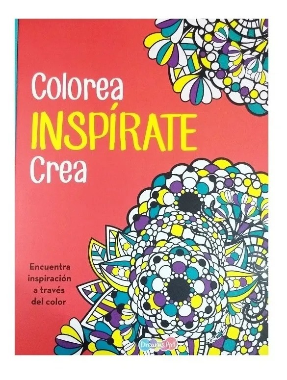 Libro colorear 22x28cm mandalas colorea inspirate crea 24 pag