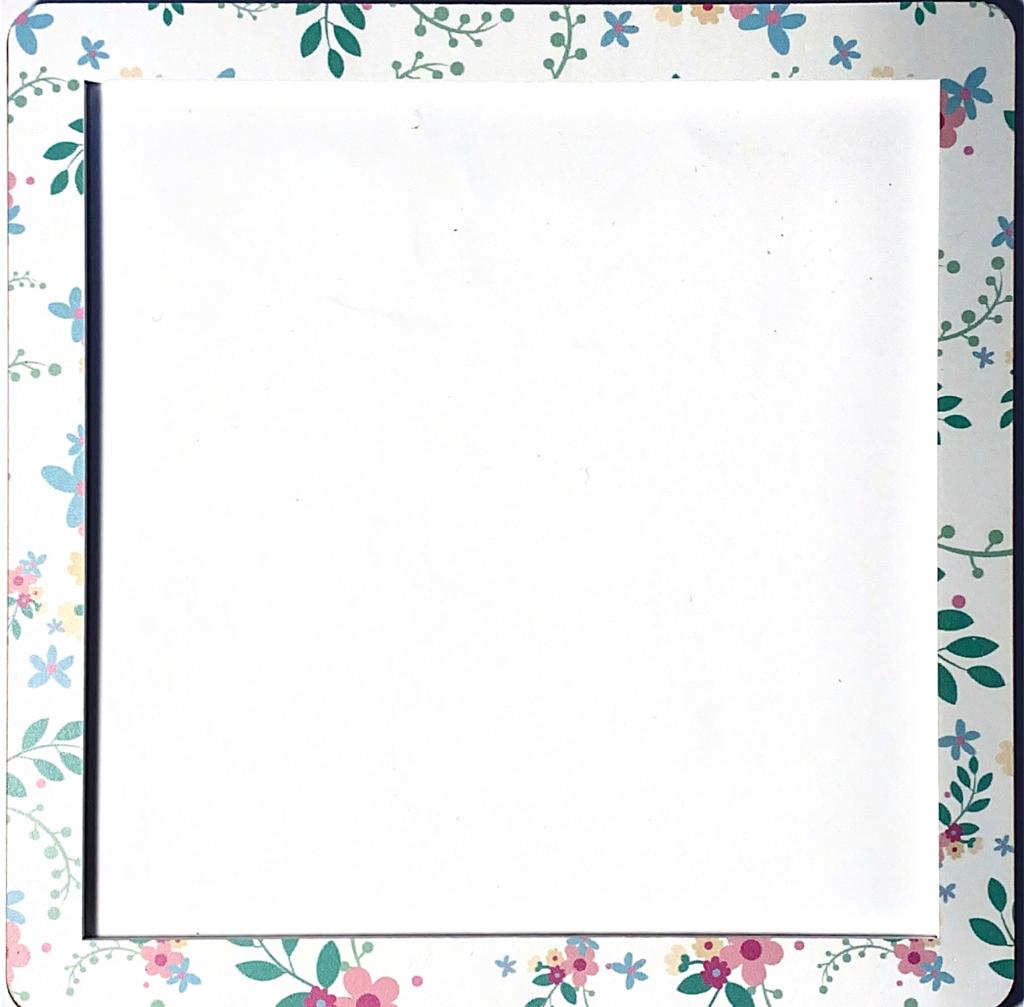 MARCO PARA SELFIE PUNTOS DE COLORES 20 X 20 CM