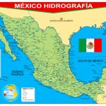 POSTER MEXICO HIDROGRAFIA C/B