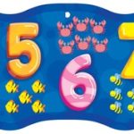 SEÑAL DECORATIVA NUMEROS DEL 1 AL 10 CAL 30 13 X 59 CMS