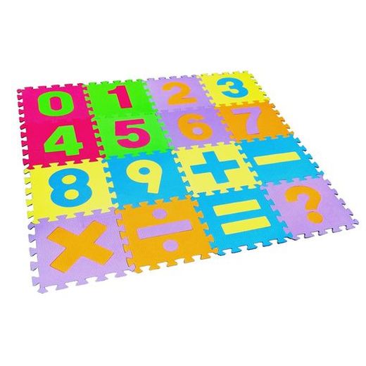TAPETE EVA NUMEROS (29x29cm)16P