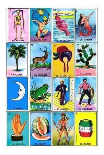 Mega lotería 4 cartas