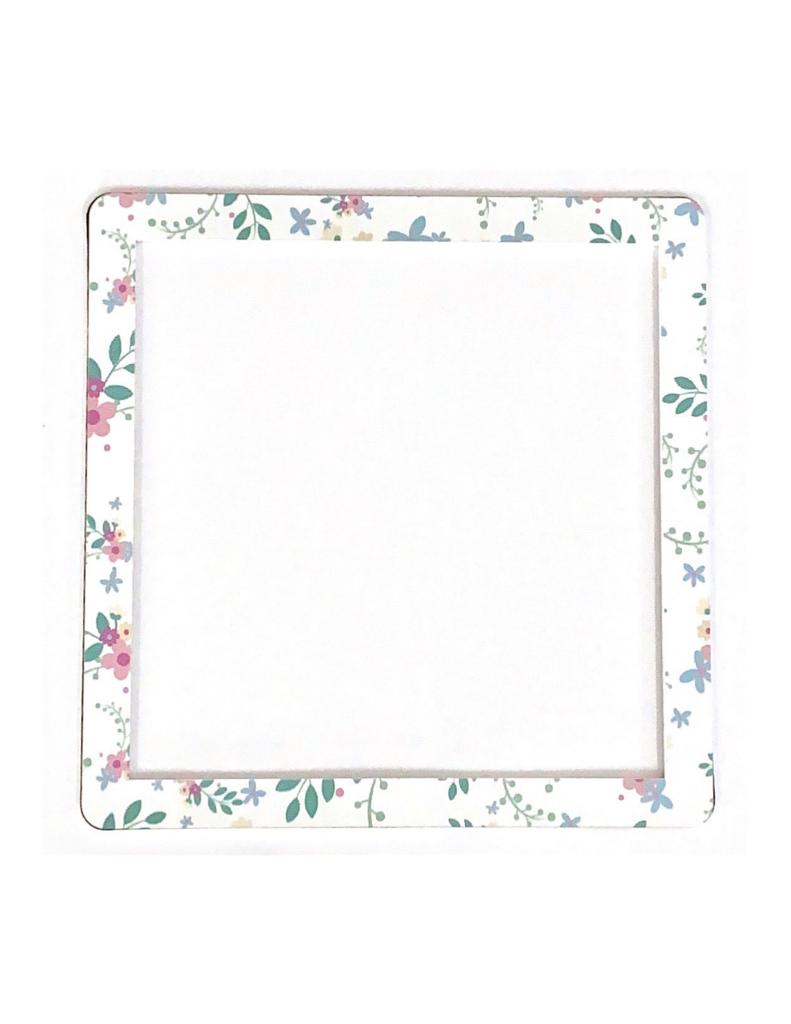 MARCO PARA SELFIE LINEAS VERDES 20 X 20 CM